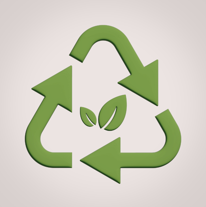 Recycle illustration from Canva